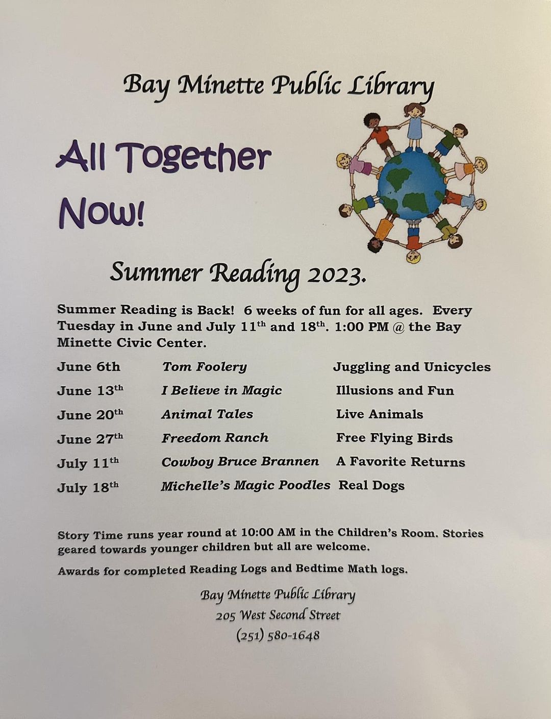 All Together Now Summer Reading 2023